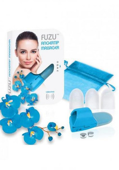 Fuzu Fingertip Massager Neon Blue Adult Sex Toys