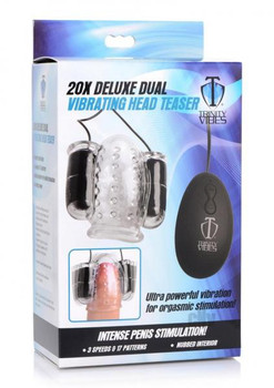 T4m Twin Bullet Penis Head Teaser Remote Adult Toy