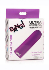 Bang 10x Recharge Vibe Bullet Purple Adult Sex Toys