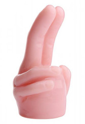 Pleasure Pointer Two Finger Wand Attachment by XR Brands