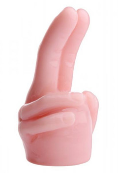 Pleasure Pointer Two Finger Wand Attachment by XR Brands