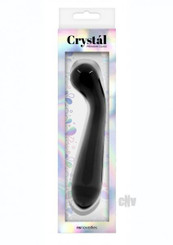Crystal Glass G-spot Wand Charcoal Adult Toy