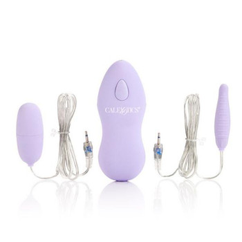Twin Pleasure Pak Purple Bullet Vibrators by Cal Exotics