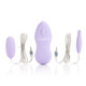 Twin Pleasure Pak Purple Bullet Vibrators by Cal Exotics