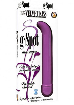 The Velvet Kiss Collection G Spot Multispped Waterproof Purple Sex Toy