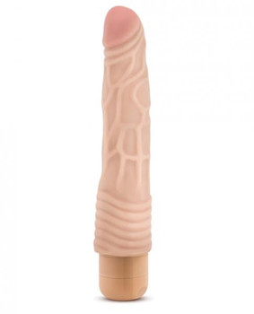 Dr Skin Penis Vibe #2 Beige Realistic Vibrating Dildo by Blush Novelties