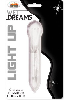 Light Up Diamond Girl Vibe Clear Best Sex Toys