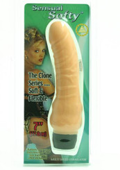 SENSUAL SOFTY 7 INCH DONG FLESH Adult Toys
