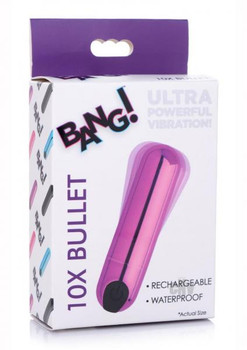 Bang 10x Metallic Bullet Purple Best Sex Toy