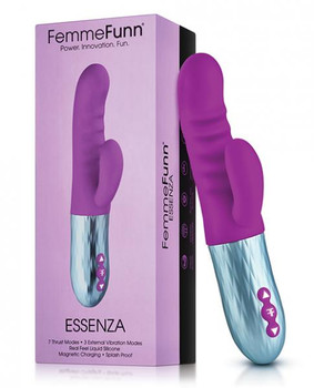 Femme Funn Essenza Thrusting Rabbit - Purple by Vvole LLC
