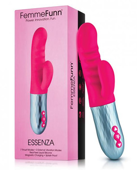 Femme Funn Essenza Thrusting Rabbit - Pink Adult Sex Toy