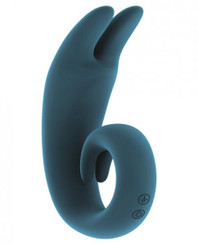 Mjuze The Lithe Blue Bunny Vibrator by Shots Toys
