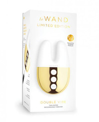 Le Wand Double Vibe - White Gold Adult Sex Toy
