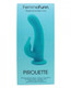 Femmefunn Pirouette Turquoise Blue Rabbit Vibrator by Vvole LLC - view 2