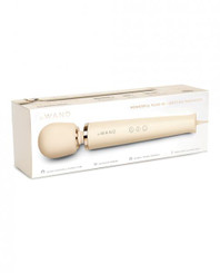 Le Wand Powerful Plug-in Vibrating Massager - Cream Best Sex Toy