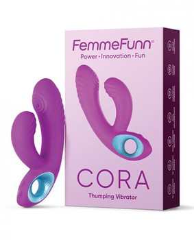 Femme Funn Cora Thumping Rabbit - Purple Best Sex Toy