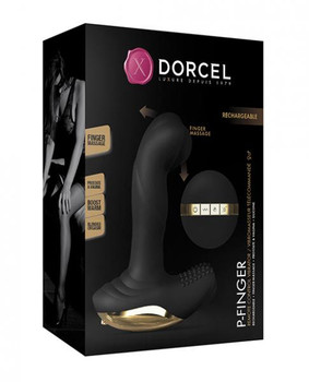 Dorcel P-finger Come Hither - Black/gold Sex Toys