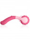 Jimmy Jane Evoke Sol-o Vibrating Massage Wheel Pink by Pipedream - Product SKU CNVELD -JI10101