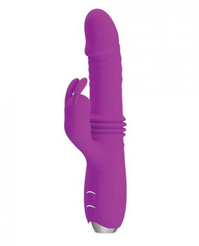 Pretty Love Dorothy Thrusting Rabbit Vibrator Purple Adult Toys