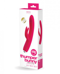 Vedo Thumper Bunny Rechargeable Dual Vibe - Pretty In Pink Best Sex Toy