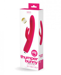 Vedo Thumper Bunny Rechargeable Dual Vibe - Pretty In Pink by Savvy Co.