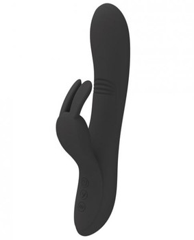 Pretty Love Dylan Bunny Ears Come Hither Rabbit Vibrator Black Adult Toy