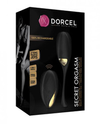Dorcel Secret Orgasm Egg - Black/gold Adult Sex Toy