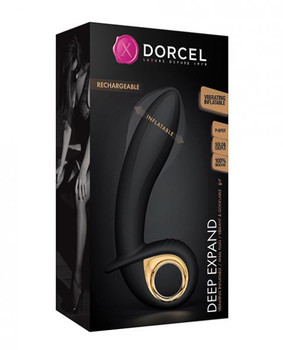 Dorcel Deep Expand Inflatable Vibrator - Black/gold by Lovely planet