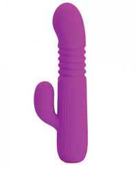 Pretty Love Leopold Mini Thruster Purple Vibrator by Liaoyang Baile Health Care