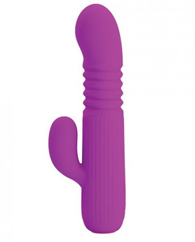Pretty Love Leopold Mini Thruster Purple Vibrator by Liaoyang Baile Health Care