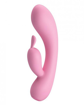 Pretty Love Hugo Liquid Silicone Rabbit Vibrator Pink by Liaoyang Baile Health Care