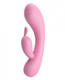 Pretty Love Hugo Liquid Silicone Rabbit Vibrator Pink by Liaoyang Baile Health Care