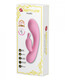 Pretty Love Hugo Liquid Silicone Rabbit Vibrator Pink by Liaoyang Baile Health Care - view 2