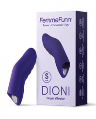 Femme Funn Dioni Wearable Finger Vibe - Small Dark Purple Adult Sex Toys