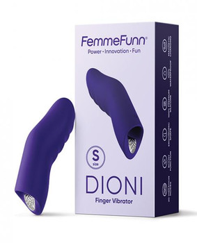 Femme Funn Dioni Wearable Finger Vibe - Small Dark Purple by Vvole LLC
