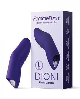 Femme Funn Dioni Wearable Finger Vibe - Large Dark Purple Adult Toy
