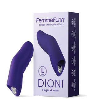 Femme Funn Dioni Wearable Finger Vibe - Large Dark Purple by Vvole LLC