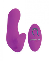 Pretty Love Tyler Couples Stimulator with Remote 12 Function Fuchsia Best Sex Toy