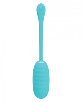 Pretty Love Kirk Liquid Silicone Remote Egg Vibrator Blue Best Sex Toys