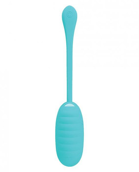 Pretty Love Kirk Liquid Silicone Remote Egg Vibrator Blue by Liaoyang Baile Health Care