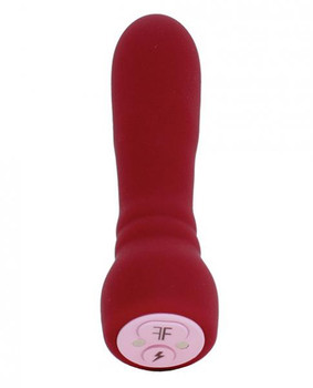 Femmefunn Booster Bullet Vibrator Maroon Brownish Red by Vvole LLC