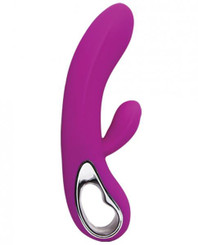 Pretty Love Conrad Rabbit Vibrator with Handle 12 Functions Fuchsia by Liaoyang Baile Health Care