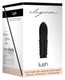 Elegance Lush Rechargeable Bullet Vibrator Black by Shots Toys - Product SKU CNVELD -SHTELE011BLK