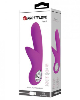 Pretty Love Carol Silicone Vibrator - 7 Function Pink by Liaoyang baile health care produ