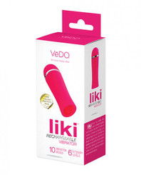Vedo Liki Rechargeable Flicker Vibe - Foxy Pink Adult Sex Toys