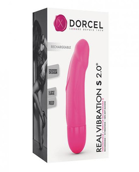 Dorcel Real Vibrator S 6 inches Rechargeable Vibrator - Pink by Lovely planet