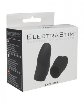 Electrastim Explorer Electro Finger Sleeves - Black Sex Toy
