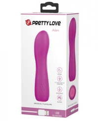 Pretty Love Adam Mini Vibe - 12 Function Magenta Adult Sex Toy