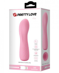 Pretty Love Alice Mini Vibe - 12 Function Flesh Pink Adult Toy
