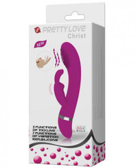 Pretty Love Christ Rabbit Vibrator 7 Function Purple Best Sex Toys